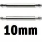 2 Stainless Steel Watch Strap Spring Bars 10mm Pins Lugs Links