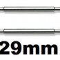 2 Stainless Steel Watch Strap Spring Bars 29mm Pins Lugs Links
