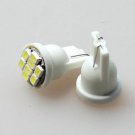 2 x T10 8 SMD LED Super Bright Flush Mount Sidelight Wedge Bulbs W5W 501 White