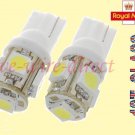 2 x T10 5 SMD LED Bright Sidelights Interior light Bulbs W5W 501 194 White