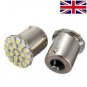 2 White 22 LED SMD Parking Turn Signal Caravan Light Bulb 12V BA15S P21W 1156