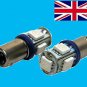 2 BA9S 5 SMD LED Car Interior Light Bulb12V Blue 233 T4W 360 3893 NEW