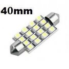 Bright White 16 SMD LED Car Interior Festoon Dome Light Bulbs 40mm 12844 DE440