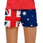 Loudmouth golf MINI shorts TRUE BLUE size 8 red blue white 2085