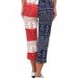Loudmouth golf women capri pants Size 6 DECLARATION OF INDEPENDEPANTS 3045