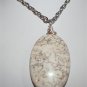 Men's White Turquoise Magnesite Pendant Necklace, Men's Statement Jewelry
