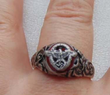 police Ring silver 800 #56