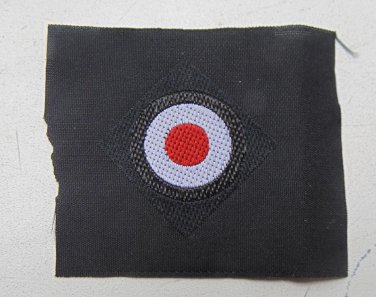 Stripe-Badges. Sew on a black background