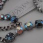 Swarovski Crystal 8mm Chaton Antique Silver Choker Necklace - Tennis Necklace
