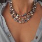 ONE, Lavender Multicolors, Art Deco, Filigree, Anna Wintour, Choker Necklace