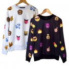 New Emoji Crewneck Sweater * ORDER ONE SIZE LARGER*