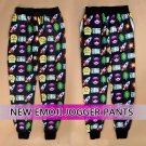 Flame Dat Emoji Joggers II / Black Rocket