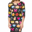 Womens FlameDat Emoji Dress 2.0