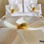 Magnolia, Luxury King Bedding Duvet Covet Set Modern Linens Dolce Mela DM402K