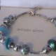 Pure Silver Plated Artisan Glass Bracelets