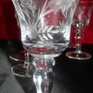 Cordial Stemware 5 Glasses