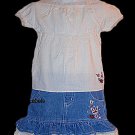 Girls Belugo New York 2 Piece Skirt Set Size 5T