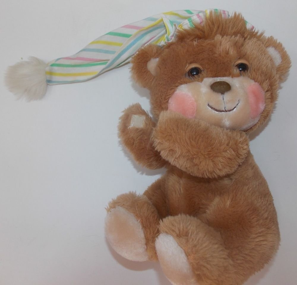 Vintage Fisher Price Teddy Beddy Bear Plush Stuffed Animal 11