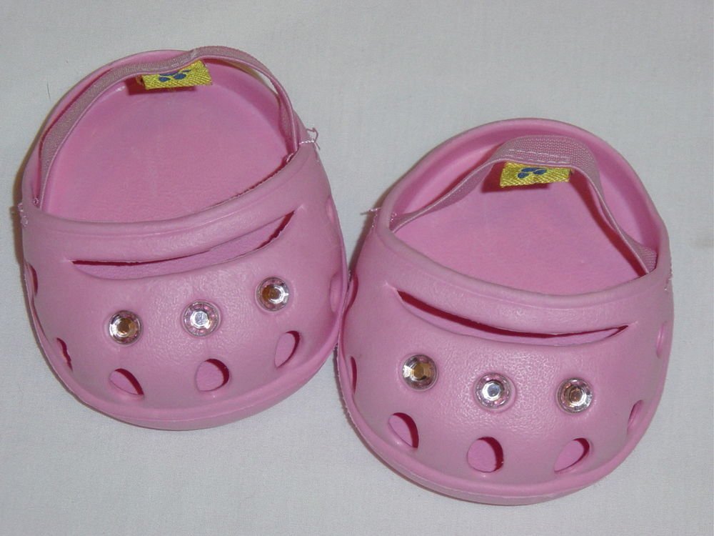 Build A Bear Shoes Pink Sandals Clogs