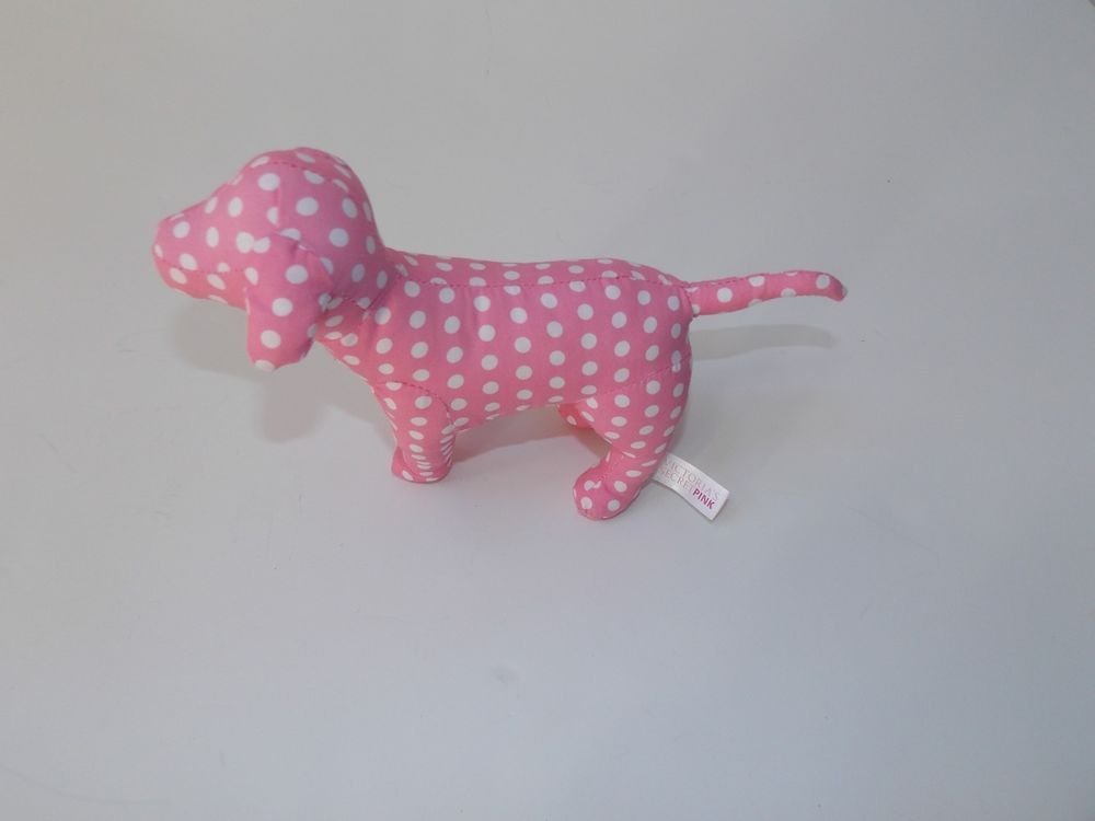 polka dot stuffed dog