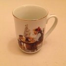 Norman Rockwell Coffee Cup Mug For A Good Boy Sea Ship Museum Collectible '82
