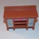 Fisher Price Loving Family Dollhouse Dining Room Hutch Buffet Table