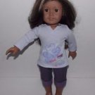 My American Girl Just Like Me Doll Long Brown Hair Brown Eyes Medium Skin