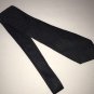 Croft & Barrow Mens Necktie Black Metallic Silver PinDot Silk
