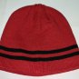 Bacardi Together Rum Bat Knit Winter Beanie Hat Skull Cap Red Black Cotton