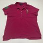 Ralph Lauren Sport Womens Polo Shirt Size XL Pink Short Sleeve Big Pony