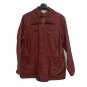 Coldwater Creek Womens Jacket Coat Plus Size 20 22 Burgundy Cotton Nylon Zipper