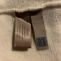 Look Womens Open Front Slouchy Cardigan Sweater Poncho Cape Ivory Sleeveless O/S