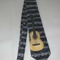 Florence Silk Co Mens Guitar Music Notes Neck Tie Music Teacher Band Director