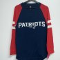 NFL New England Patriots Lightweight Tunic Knit Sweater Womens Size M Navy Blue
