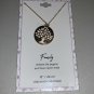 Fashion Jewelry 18” Necklace Chain Love Life Family Tree Charm Gold New