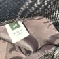 Eddie Bauer Womens Plaid Wool Blend Pencil Skirt Size 4 P Brown Fringe Hem Lined