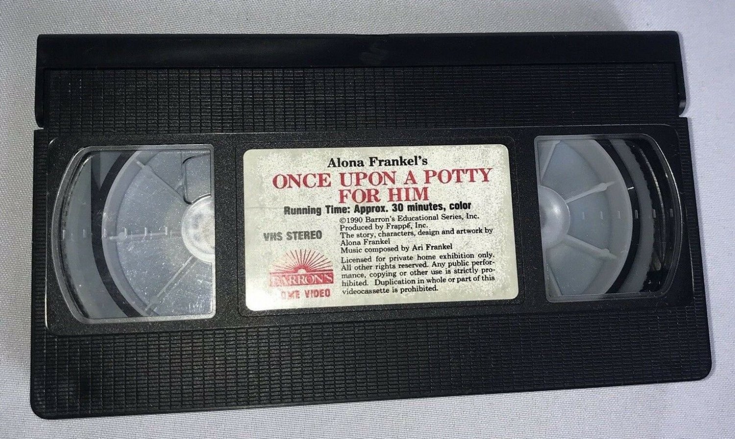 Once Upon A Potty For Him VHS Video Tape 1990