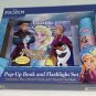 Disney Frozen Pop-Up Book and Flashlight Set NEW