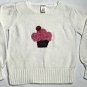 Gymboree Cupcake Cutie Sweater Girls Size 6 White