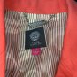 Vince Camuto Womens One Button Blazer Suit Jacket Orange Size 14 Cotton Stretch