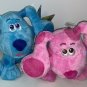 Blues Clues & You Plush 7'' Blue & Magenta Stuffed Plush Dog Nickelodeon New