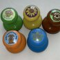 Rubber Stamp Mixed Lot Of 5 Kid Craft Monkey Bunny Flower Star Happy Birthday