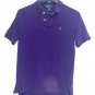 Polo Ralph Lauren Boys Short Sleeve Polo Shirt Size L 14 16 Purple Green Pony