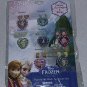 Disney Frozen Days Of The Week Accessory Set Sticker Earrings & Rings Anna Elsa