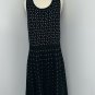 Torrid Womens Sleeveless Sweater Dress 2 2X 18 20 Black Silver Sparkly Holiday