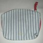 Ipsy January 2019 Glam Bag Light Blue and White Striped Make-Up Pouch ONLY