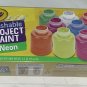 Crayola Washable Kids Neon Paint Set 2oz Bottles 10 Ct Assorted Childrens Craft