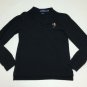 Polo Ralph Lauren Boys Cocoa Bear Long Sleeve Shirt Size M 10 12 Slim Fit Black