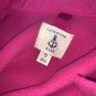 Lands End Girls Button Front Pea Coat Jacket Size 16 XL Hot Pink Fuchsia Winter