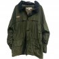 Columbia Mens Nylon Hooded Jacket Coat Size XL Olive Green Shell Flaws